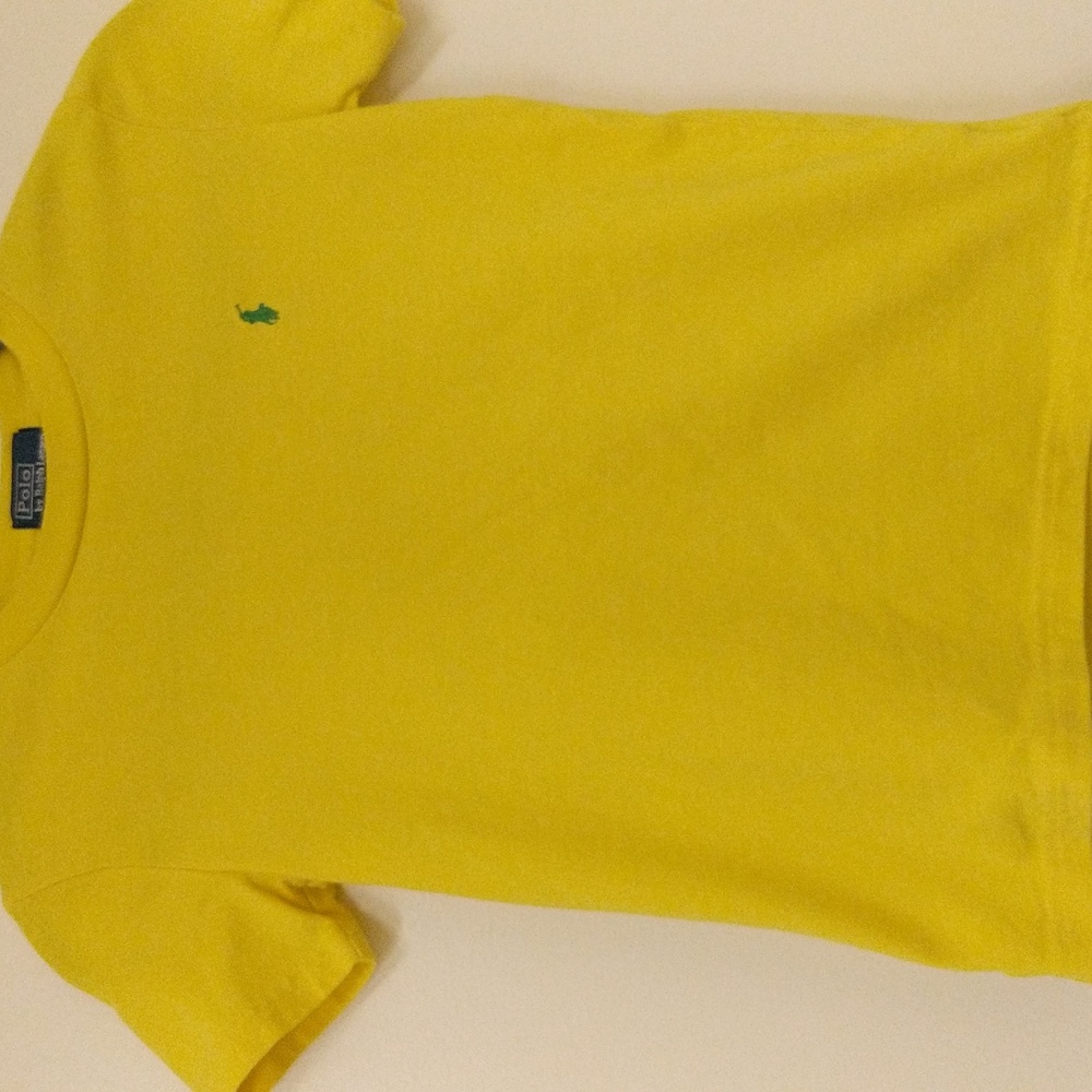 Boys Polo s/s T-Shirt in yellow size 6